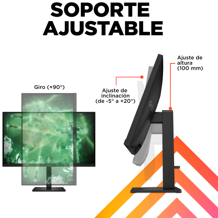 MONITOR HP OMEN 27Q QHD 27" HDMI - detalle