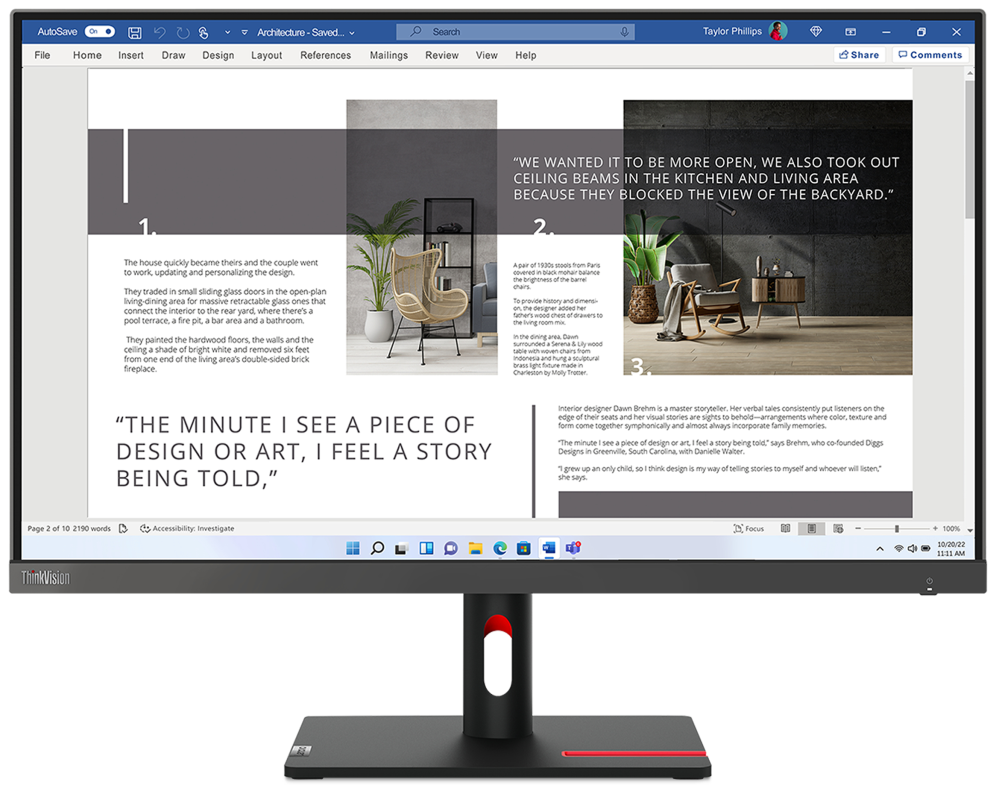 Lenovo ThinkVision S27i-30 pantalla para PC 68.6 cm (27") 1920 x 1080 Pixeles Full HD LED Gris