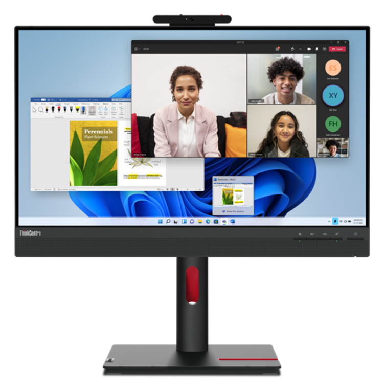 MONITOR LENOVO THINKCENTRE TIO 24 GEN5 23,8" FHD TACTIL NEGRO