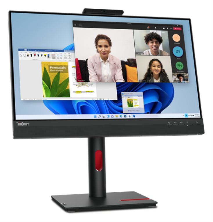 MONITOR LENOVO THINKCENTRE TIO 24 GEN5 23,8" FHD TACTIL NEGRO - detalle