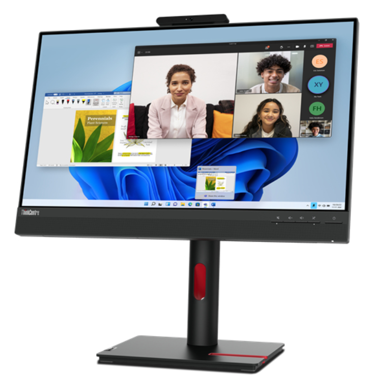 MONITOR LENOVO THINKCENTRE TIO 24 GEN5 23,8" FHD TACTIL NEGRO - detalle