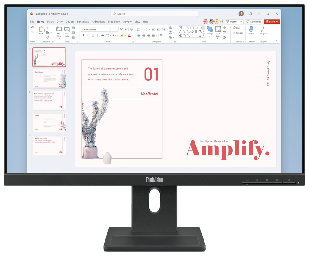 MONITOR LENOVO THINKVISION E24-40 23,8" VGA HDMI DP 2x2W ALTAVOCES