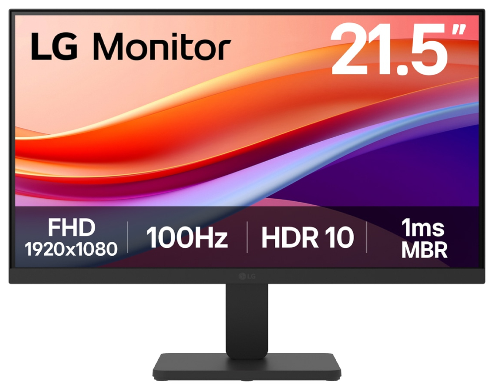 MONITOR LG 22U401A-B 21,5" FHD 100HZ 1MS NEGRO