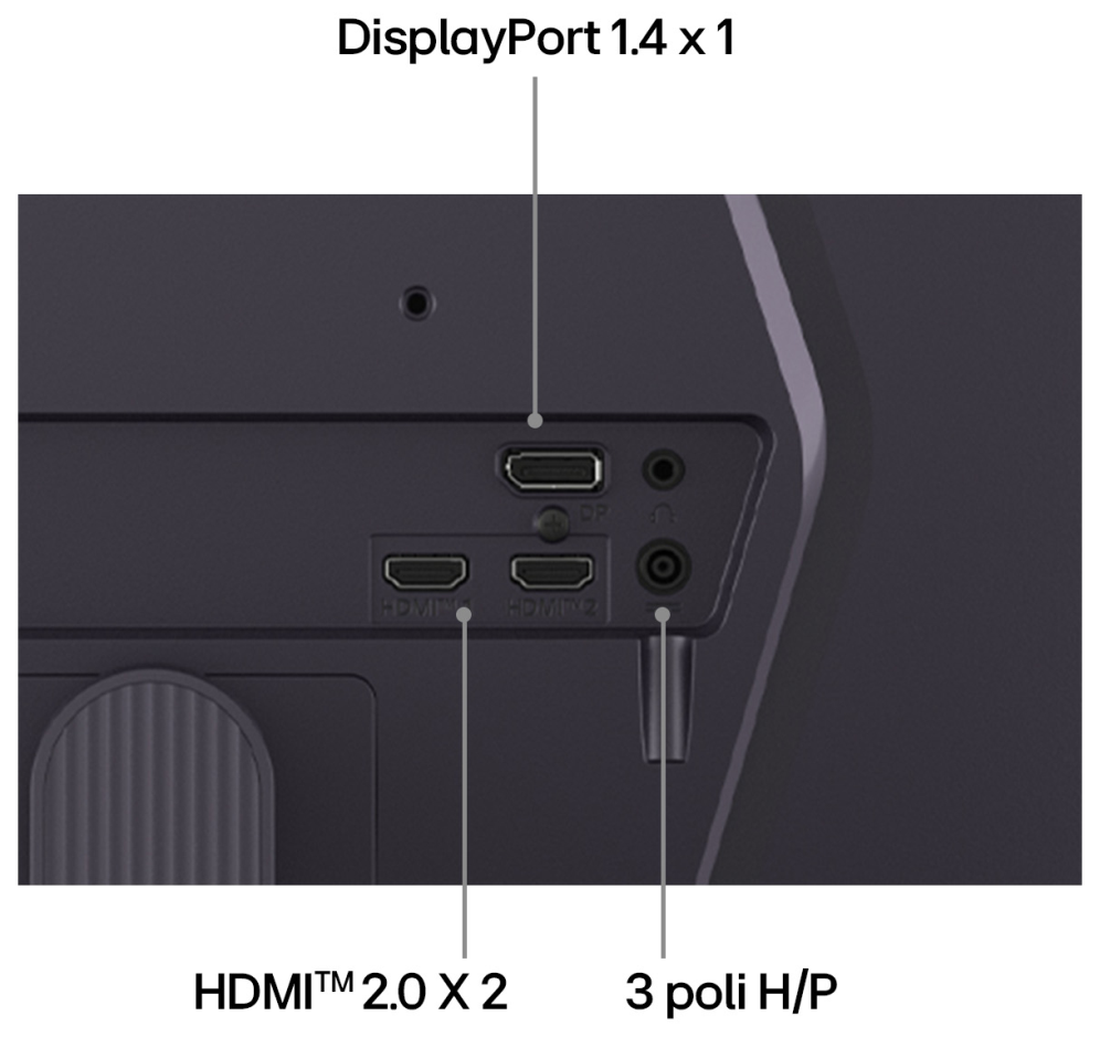 MONITOR LG ULTRAGEAR 25G523B-B 24,4" FULLHD 200HZ IPS 1MS FREESYNC G-SYNC HDR10 GAMING - detalle