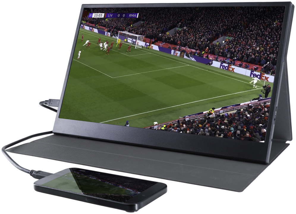 MONITOR PORTATIL DENVER 15.6" FULL HD - detalle