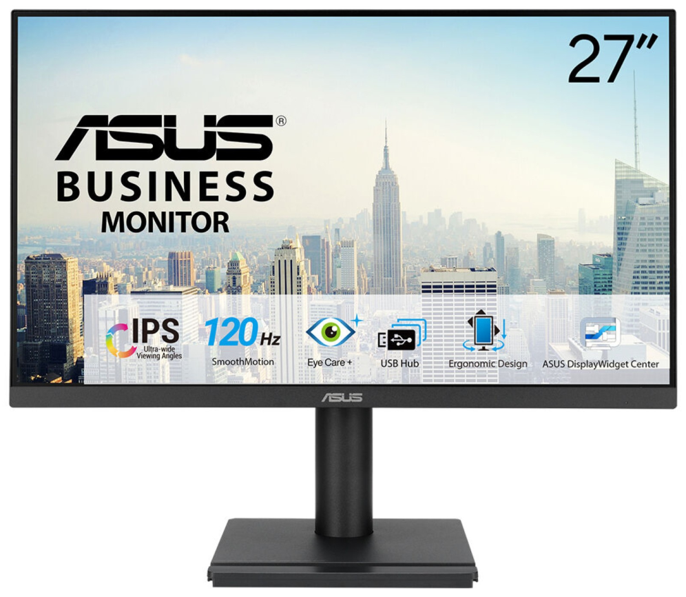 MONITOR PROFESIONAL ASUS VA279QGS 27" FHD MULTIMEDIA REGULABLE