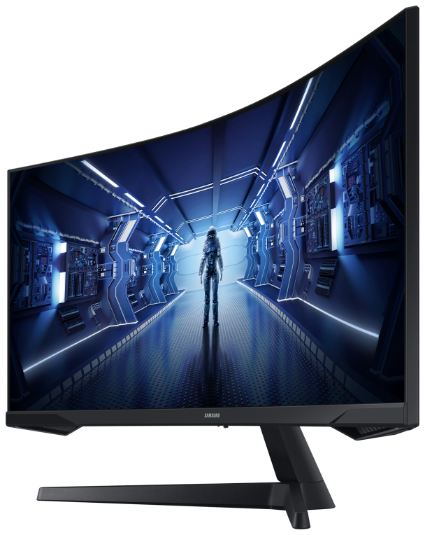 MONITOR SAMSUNG 34" GAMING ODYSSEY G5 G55T ULTRA WQHP CURVO - detalle