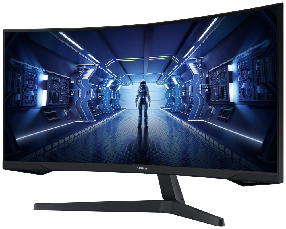 MONITOR SAMSUNG 34" GAMING ODYSSEY G5 G55T ULTRA WQHP CURVO - detalle