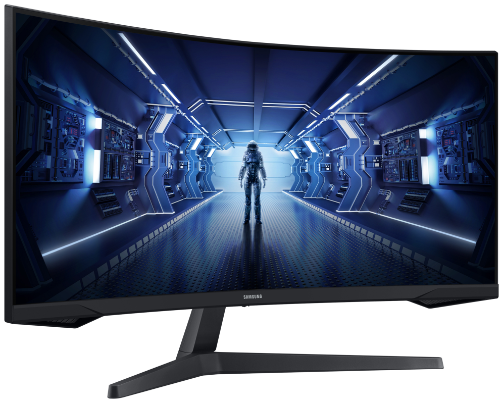 MONITOR SAMSUNG 34" GAMING ODYSSEY G5 G55T ULTRA WQHP CURVO - detalle