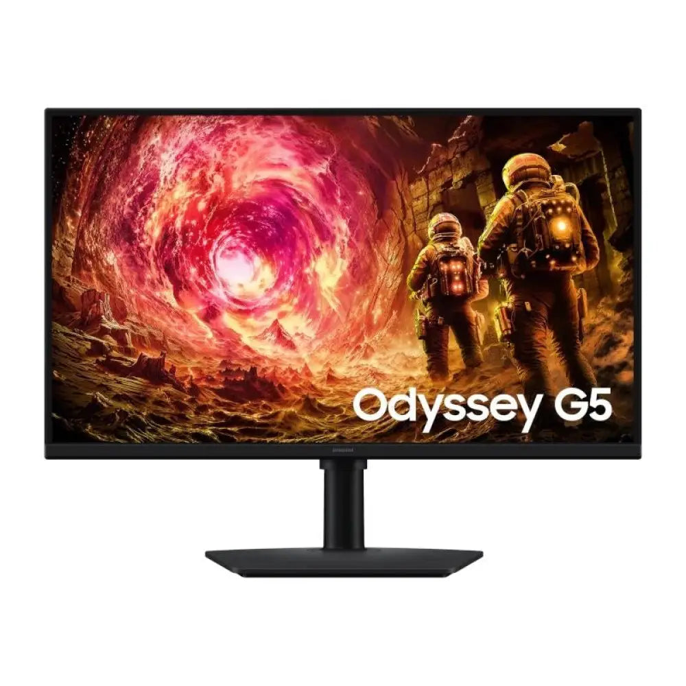 Monitor LED Samsung S27DG502EU de 27 pulgadas con pantalla IPS AA, resolución QHD y diseño negro.