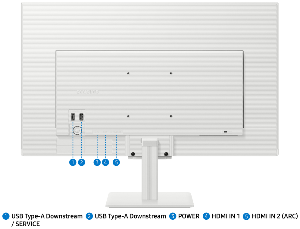 MONITOR SAMSUNG SMART 27" LS27FM501EUXEN FHD MULTI - detalle