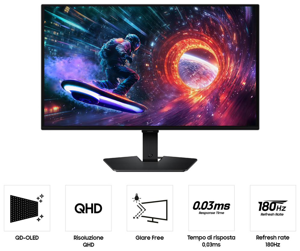 MONITOR SAMSUNG SMART M5 27" LS27FG502EUXEN FHD 60HZ - detalle