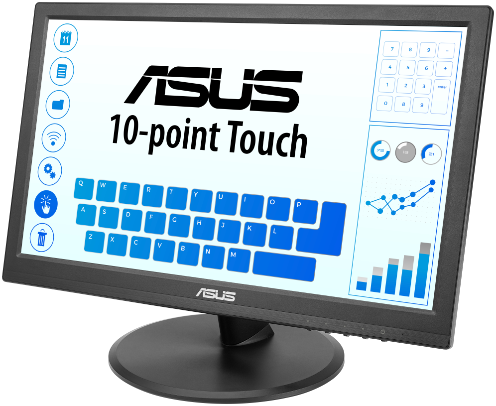 MONITOR TACTIL ASUS VT169HE 16" FHD IPS - detalle