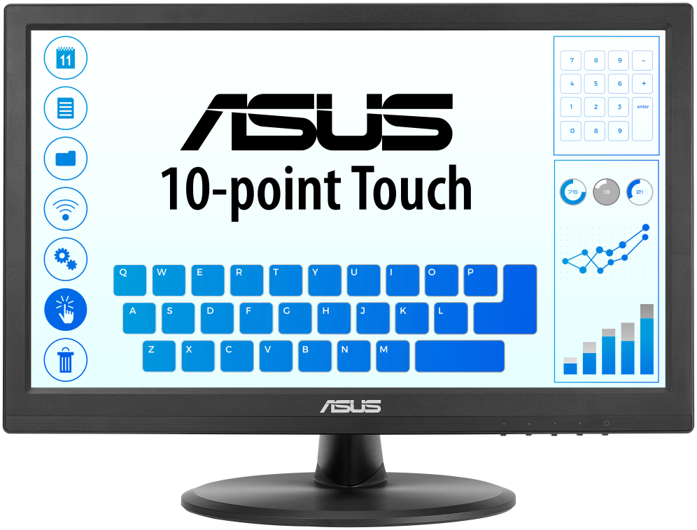 MONITOR TACTIL ASUS VT169HE 16" FHD IPS - detalle
