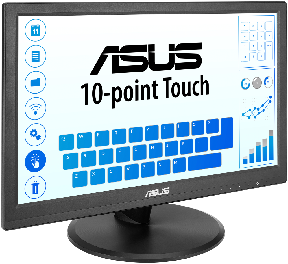 MONITOR TACTIL ASUS VT169HE 16" FHD IPS - detalle