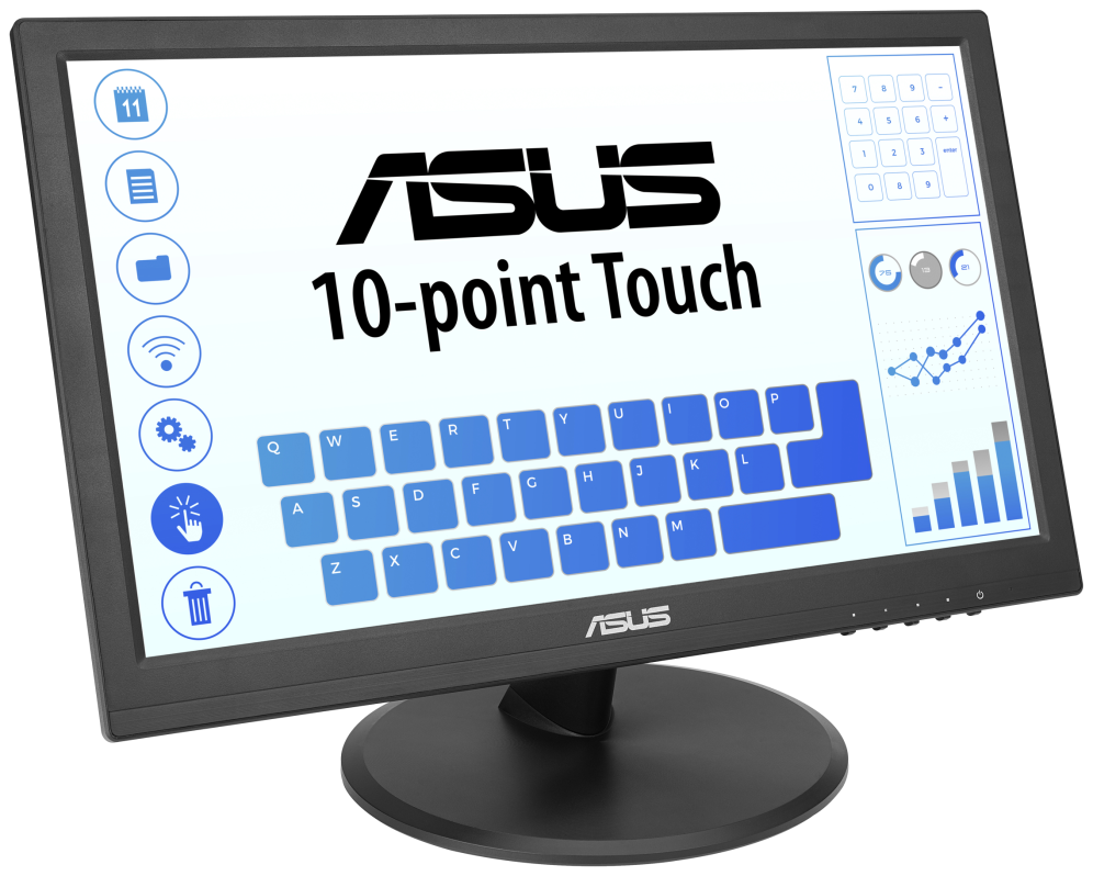 MONITOR TACTIL ASUS VT169HE 16" FHD IPS - detalle
