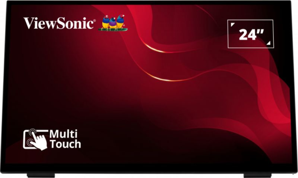MONITOR VIEWSONIC 23,8 TD2465 TACTIL IPS VGA HDMI DDP 2 USB PEN