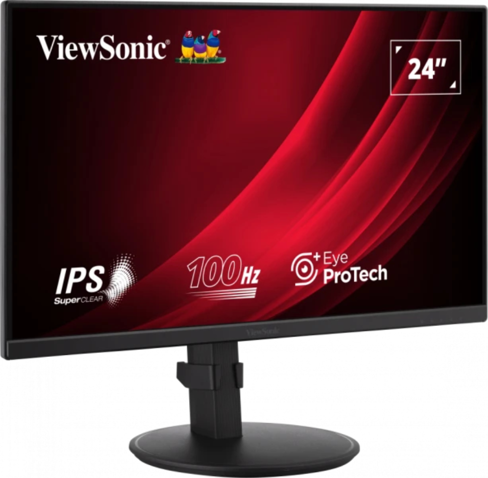 MONITOR VIEWSONIC 24" VG2408A FHD IPS LED VGA HDMI DP USB MULTI ERGONOMIC - detalle