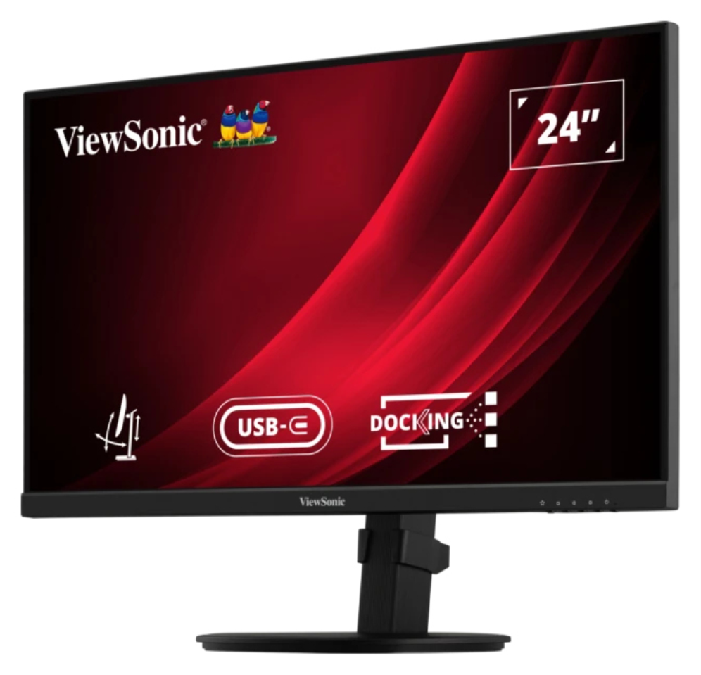 MONITOR VIEWSONIC 24" VG2409-U FHD IPS 2 X HDMI DP IN OUT USB C RJ45 ERGO - detalle