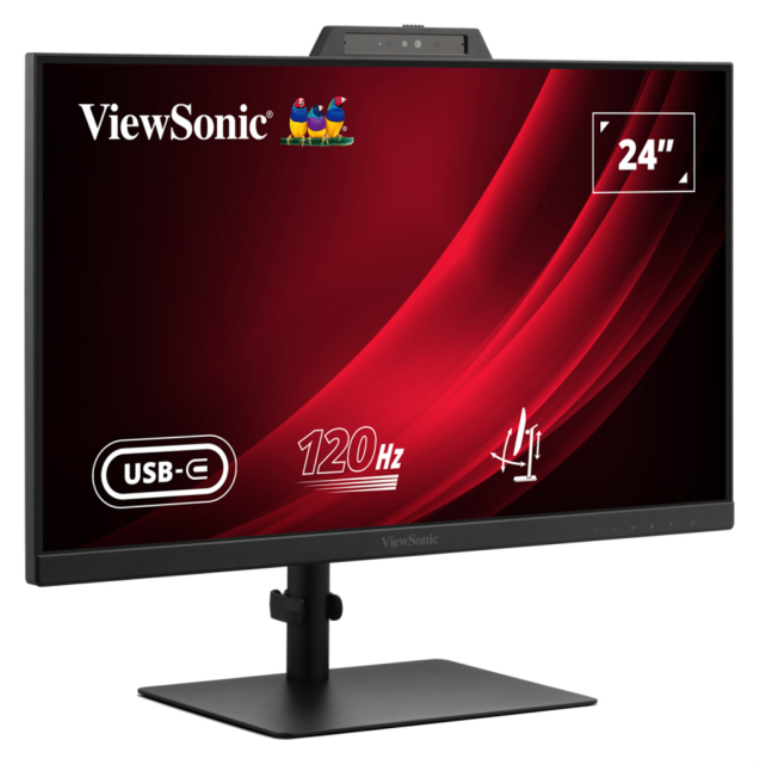 MONITOR VIEWSONIC 24" VG2441V FHD 120Hz IPS HDMI DDP WCAM USB USB-C MULTI AJUST - detalle