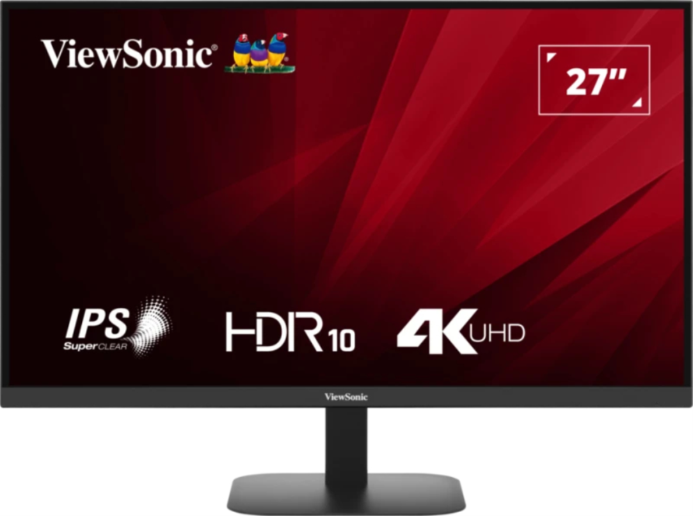 Viewsonic VA VA2708-4K-HD pantalla para PC 68.6 cm (27") 3840 x 2160 Pixeles 4K Ultra HD LED Negro