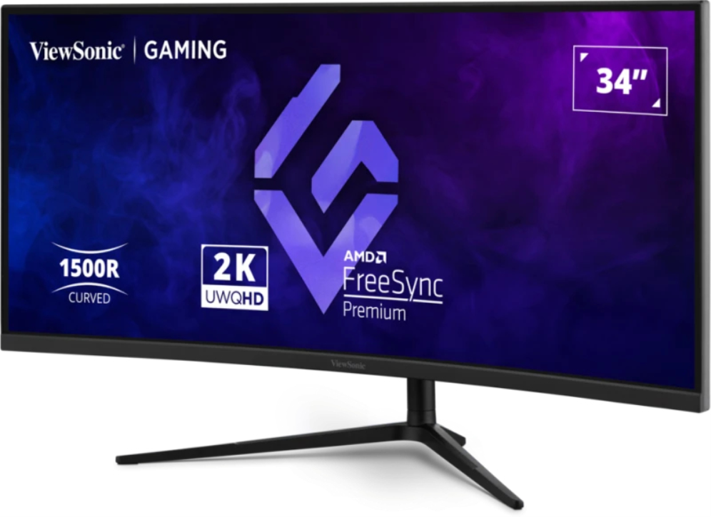MONITOR VIEWSONIC 34" 21:9, 3440 x 1440, VA, 1500R curved gaming monitor, 180Hz, 1ms MPRT - detalle