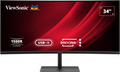MONITOR VIEWSONIC 34" QHD CURVO HDMI DP 65W USB-C USB RJ45 MULTI AJUS.ALTURA