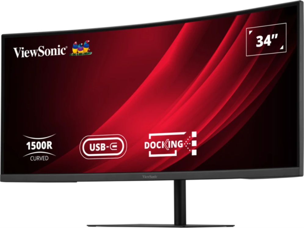 MONITOR VIEWSONIC 34" QHD CURVO HDMI DP 65W USB-C USB RJ45 MULTI AJUS.ALTURA - detalle