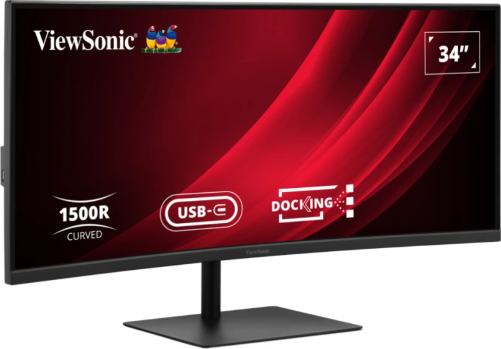 MONITOR VIEWSONIC 34" QHD CURVO HDMI DP 65W USB-C USB RJ45 MULTI AJUS.ALTURA - detalle