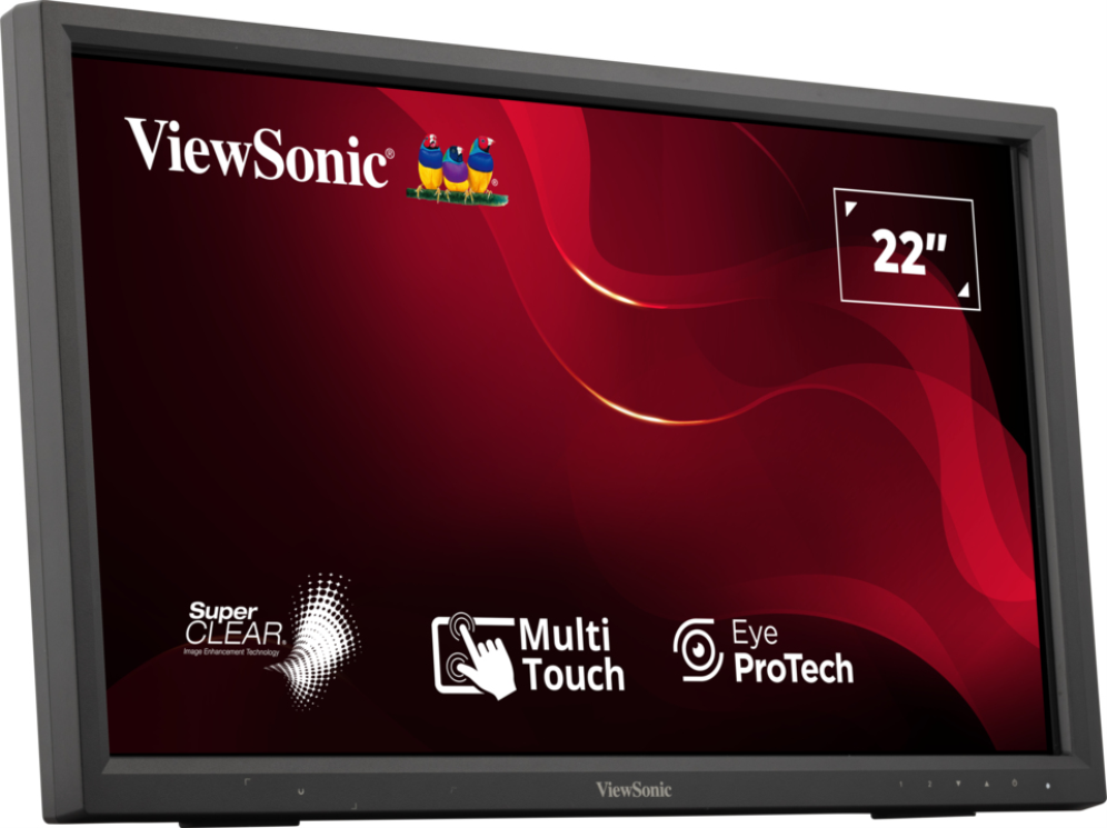 MONITOR VIEWSONIC TD2223-2 21.5" LED FHD TACTIL - detalle