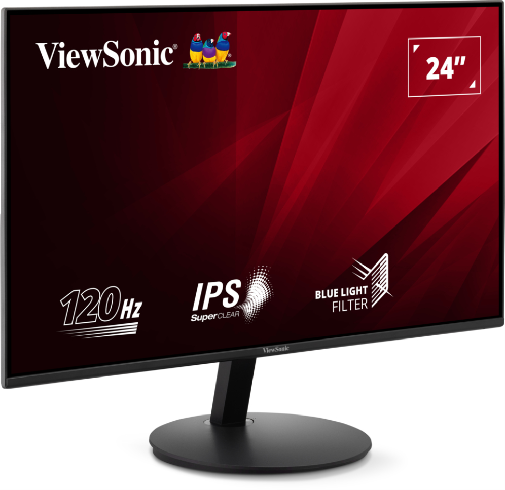 MONITOR VIEWSONIC VA24E1-H 24" FHD IPS monitor VGA HDMI 120Hz - detalle