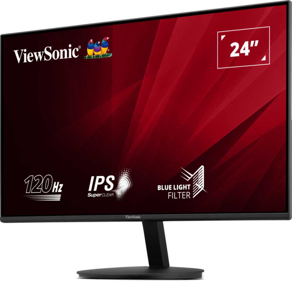 MONITOR VIEWSONIC VA24E1-H 24" FHD IPS monitor VGA HDMI 120Hz - detalle