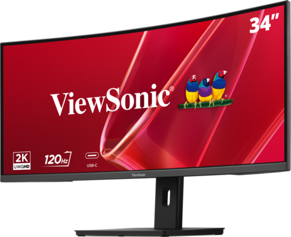 MONITOR VIEWSONIC VA3420C-2 34" CURVO 21:9, 3440 x 1440 SUPERCLEAR® IPS HDMI, DISPLAYPORT USB USB-C - detalle