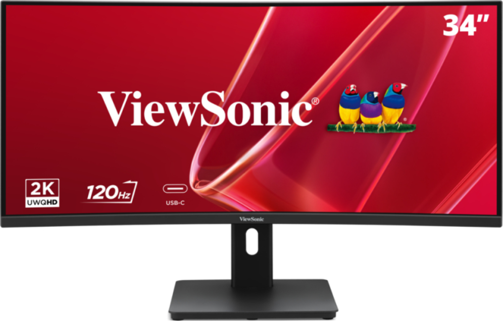 MONITOR VIEWSONIC VA3420C-2 34" CURVO 21:9, 3440 x 1440 SUPERCLEAR® IPS HDMI, DISPLAYPORT USB USB-C