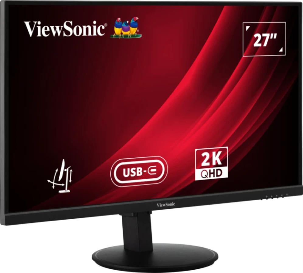 MONITOR VIEWSONIC VG2709-2K-MHDU-2 QHD IPS USB-C USB FULL ERGO - detalle