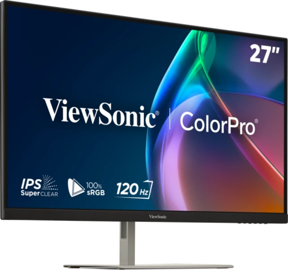 MONITOR VIEWSONIC VP2766-2K 27" 2.5K QHD 120HZ IPS HDR10 PIVOTANTE ALTURA AJUSTABLE - detalle