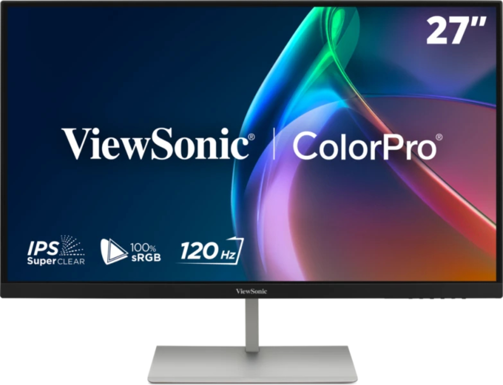 MONITOR VIEWSONIC VP2766-2K 27" 2.5K QHD 120HZ IPS HDR10 PIVOTANTE ALTURA AJUSTABLE