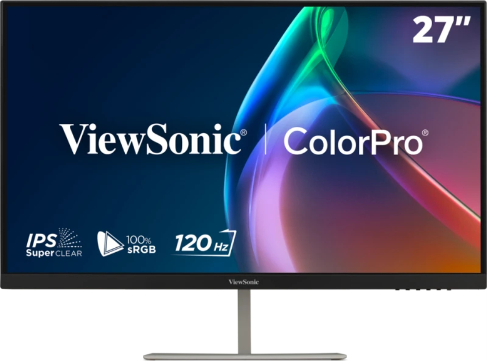 MONITOR VIEWSONIC VP2766-2K 27" 2.5K QHD 120HZ IPS HDR10 PIVOTANTE ALTURA AJUSTABLE - detalle