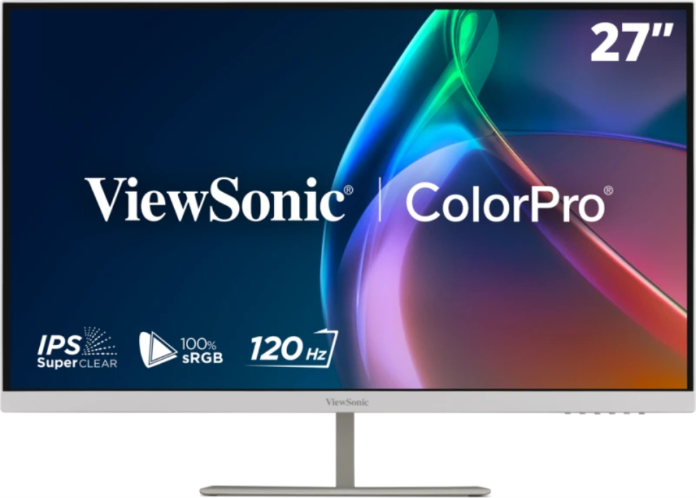 MONITOR VIEWSONIC VP2766-2K-W 27" QHD 120HZ IPS HDR10 ALTURA AJUSTABLE - detalle