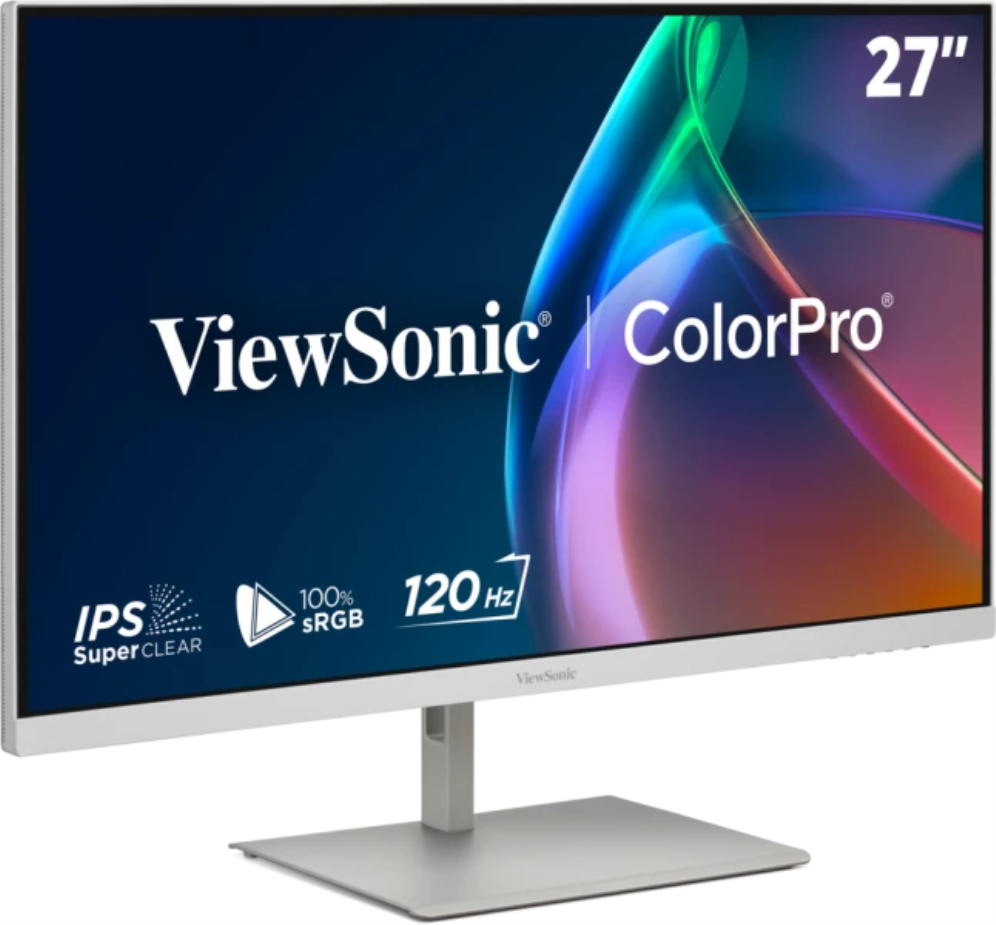 MONITOR VIEWSONIC VP2766-2K-W 27" QHD 120HZ IPS HDR10 ALTURA AJUSTABLE - detalle