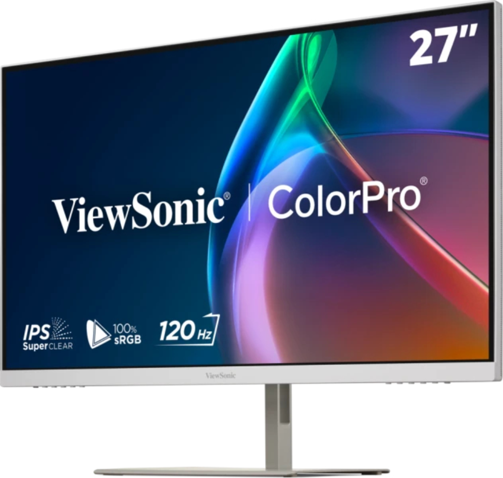 MONITOR VIEWSONIC VP2766-2K-W 27" QHD 120HZ IPS HDR10 ALTURA AJUSTABLE - detalle
