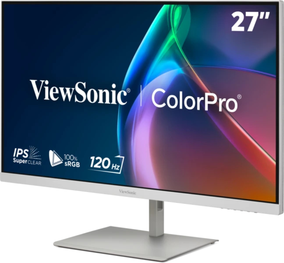 MONITOR VIEWSONIC VP2766-2K-W 27" QHD 120HZ IPS HDR10 ALTURA AJUSTABLE - detalle
