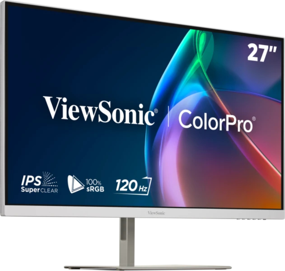 MONITOR VIEWSONIC VP2766-2K-W 27" QHD 120HZ IPS HDR10 ALTURA AJUSTABLE - detalle