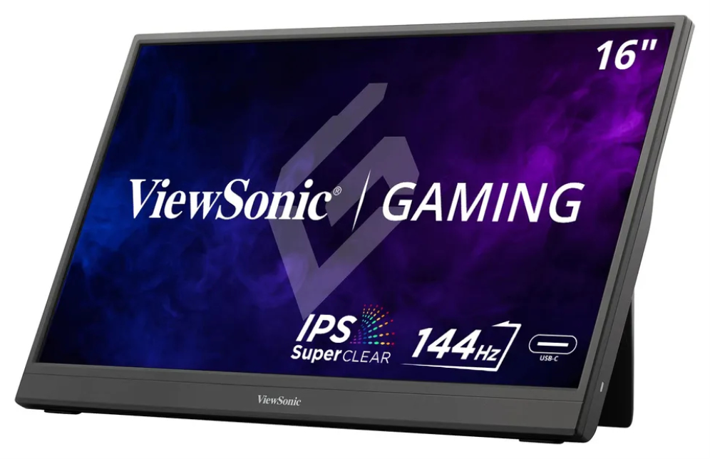 MONITOR VIEWSONIC VX1654 16"FHD IPS 144Hz mini HDMI 2XUSB type C speakers - detalle