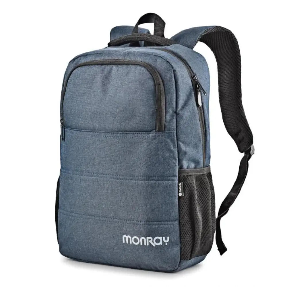 MONRAY Mochila  SACKSCHARTER 15,6" Azul jaspeado - detalle