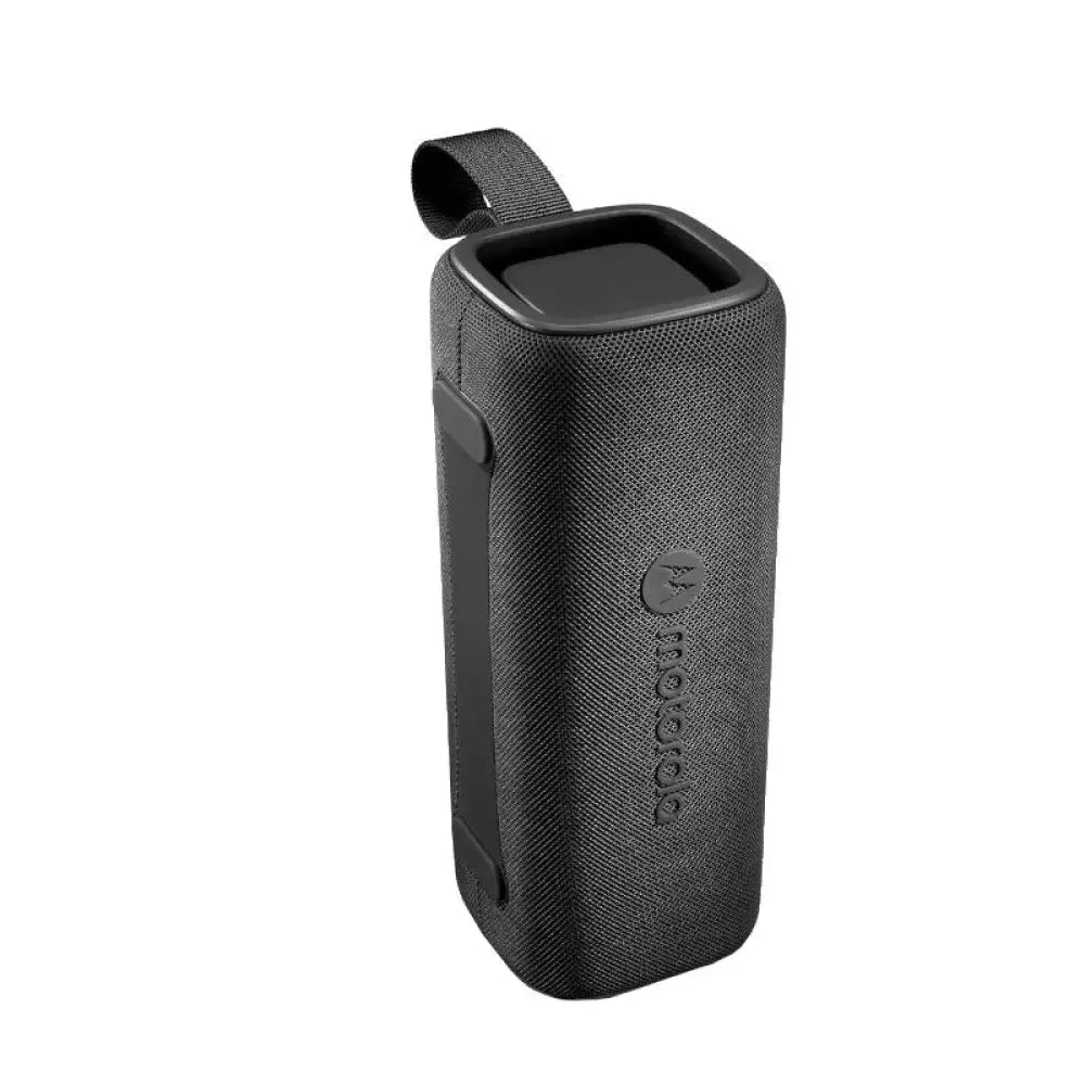 Altavoz Motorola ROKR 600 negro, portátil con 30W, Bluetooth, resistente al agua IP67, para música y sonido en exteriores.