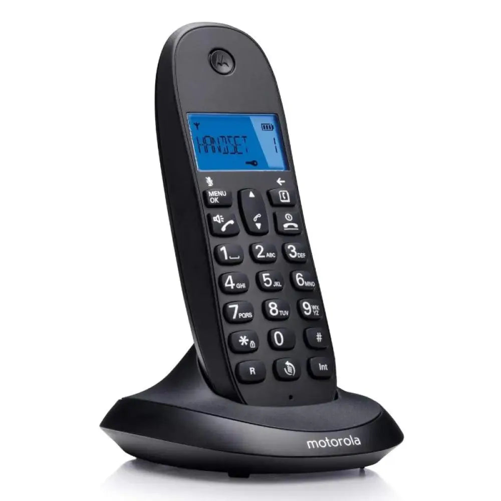 MOTOROLA C1001 CB+ Telefono DECT Negro - detalle