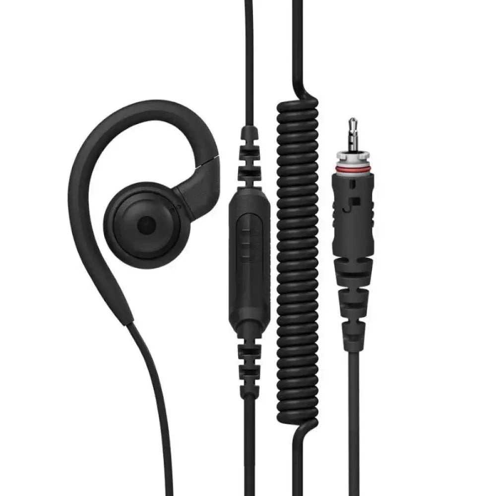 Radio transceptor Motorola CLPe446 de walkie-talkie con auriculares y cargador, comunicación inalámbrica portátil y resistente.