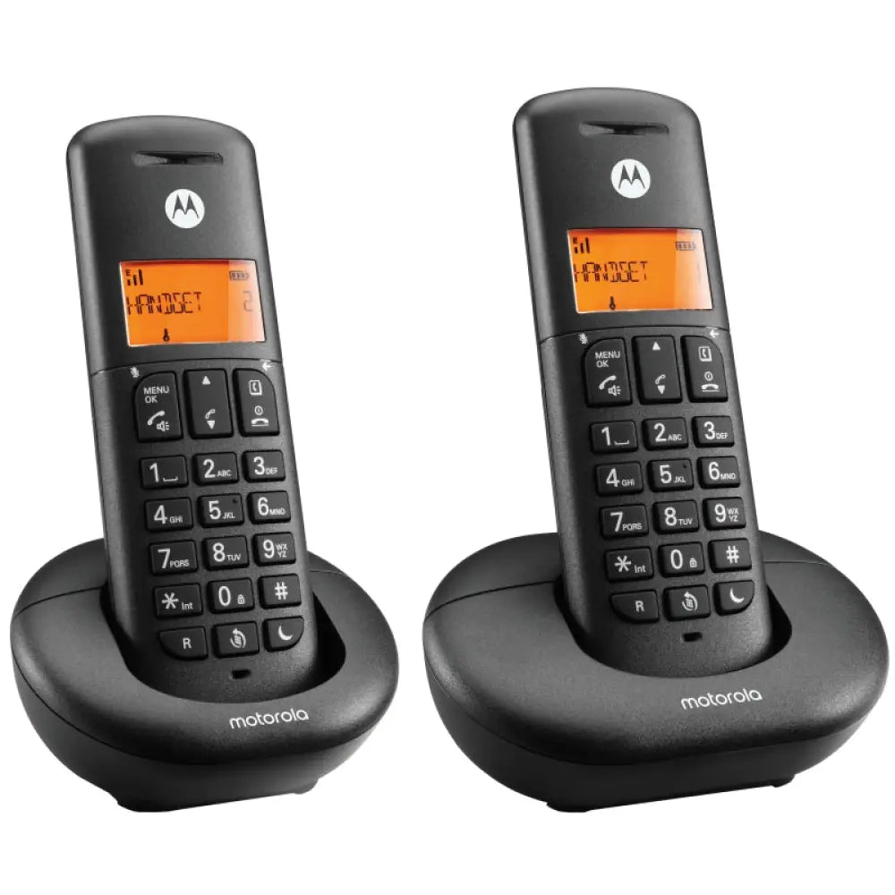 MOTOROLA E202 Telefono DECT Call Blocking Duo - detalle