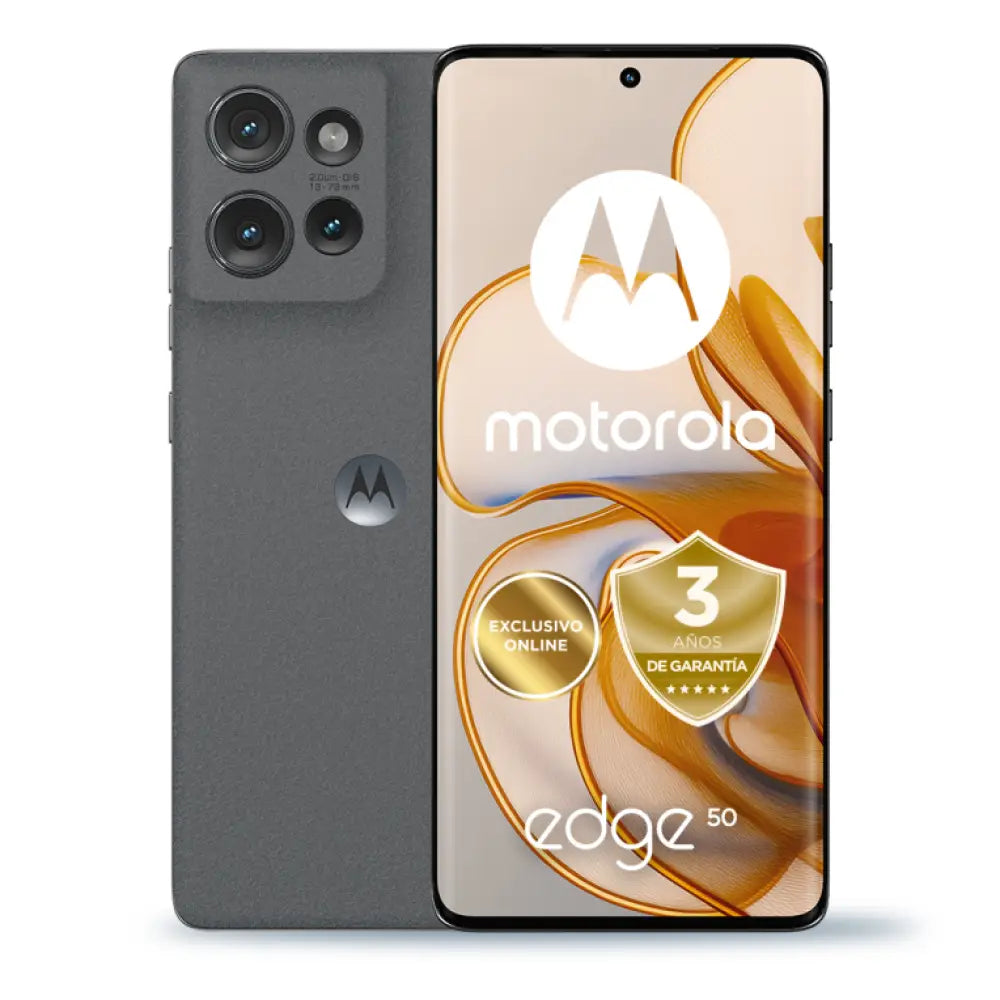 Motorola edge 50 16.9 cm (6.67") SIM doble Android 14 5G USB Tipo C 12 GB 512 GB 5000 mAh Gris - detalle